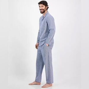 Club Room Navy Checkered Shirt and Pants,
Pajama Set New with out Tags, XL